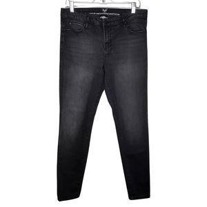 V1969 Jeans Women 12 31 Italia Abbigliamento Sportivo SRL Black Denim Skinny Leg
